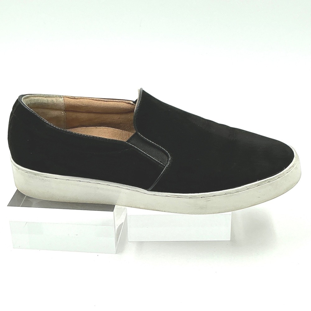 Vionic Size 9 Slip On Sneaker Black Suede Orthotic Midi Womens MSRP $130